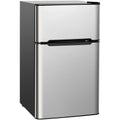 3.2 cu. ft Mini Fridge Black, with Freezer & Reversible Door