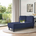 65" Mid-Century Modern Fabric Corner Lounge Chair, Upholstered Indoor