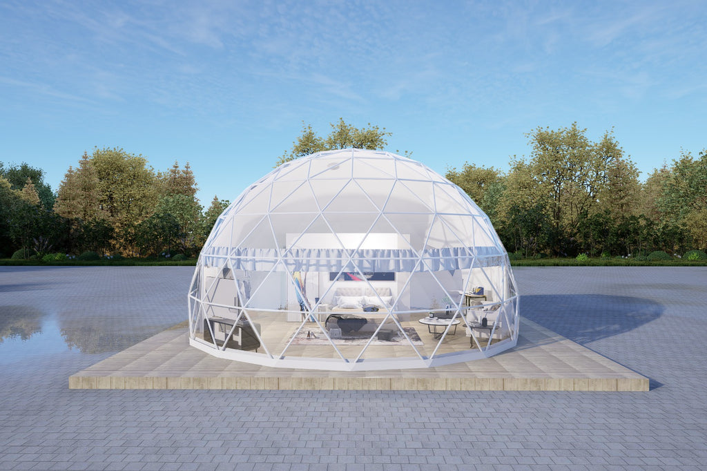 Geodesic PVC Dome Custom 50% View