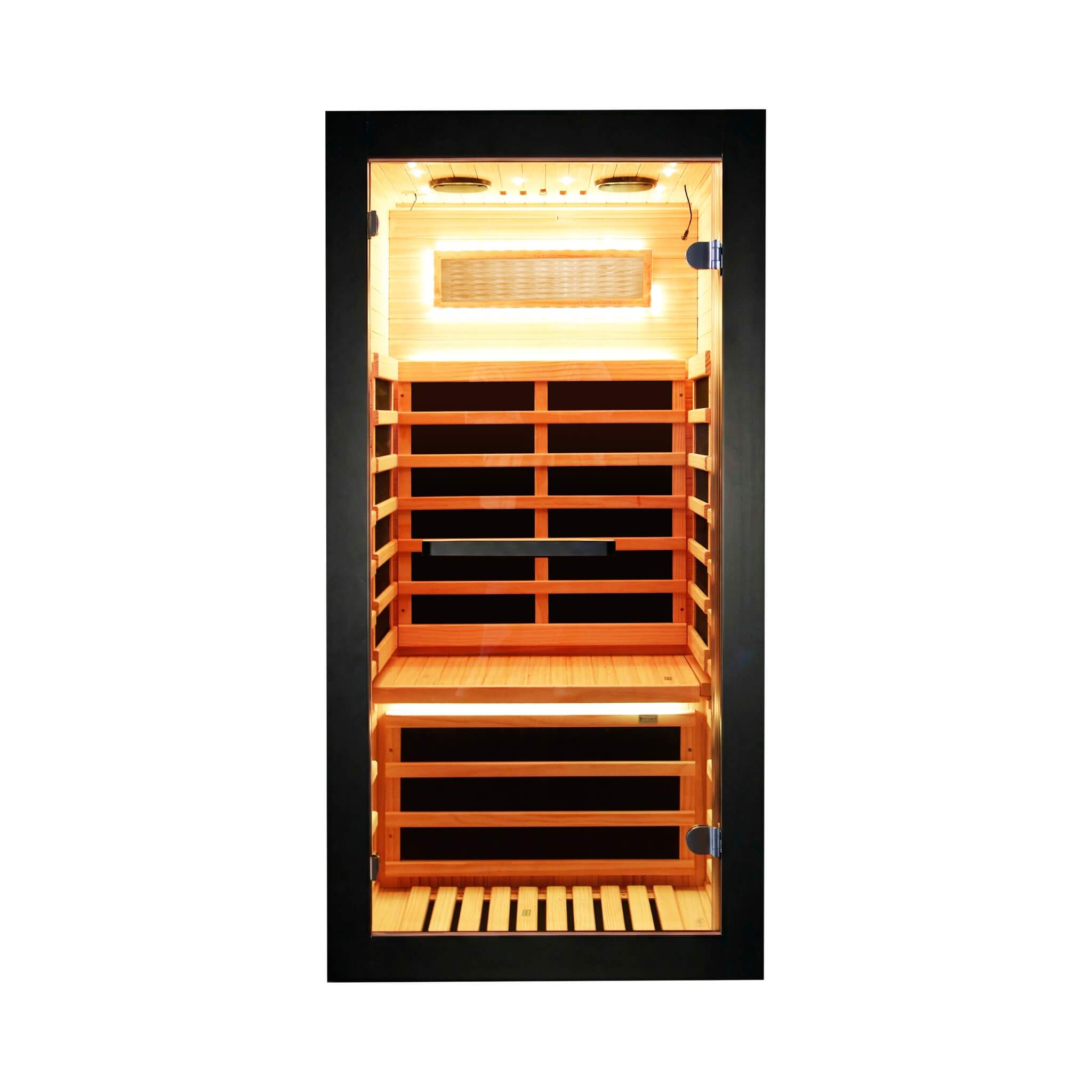 Thermora Solara Single-Person Chilean Pine Infrared Sauna Cabin (SAK57926)